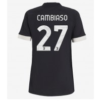 Camiseta Juventus Andrea Cambiaso #27 Tercera Equipación Replica 2023-24 para mujer mangas cortas